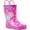 Pink, variant on Kids Flower Cutie Rain Boot - Pink