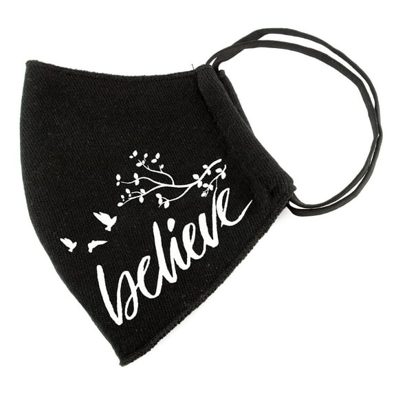 Good Works Believe Bible Verse Face Mask