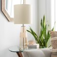 thumbnail image 2 of Surya Jersey Modern Table Lamp With Khaki And White Finish JES-001, 2 of 3