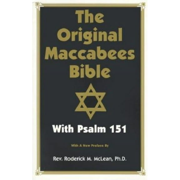 Original Maccabees Bible-OE: With Psalm 151, (Paperback)