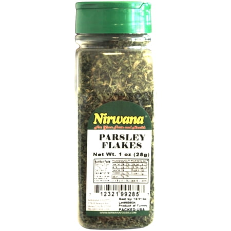 PARSLEY FLAKES 1 OZ JAR BY NIRWANA
