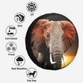 thumbnail image 6 of Kdxio Elephant Sunset in Kenya for Tire Cover Wheel Protectors Tyre Covers Weatherproof Wheel Covers Universal Fit for Trailer Rv SUV Truck Camper Travel Trailers 14 inch, 6 of 8