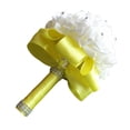 thumbnail image 1 of Faithtur Artificial Wedding Bride Bouquet Romantic Handheld Bridesmaid Flower with Ribbon, 1 of 4