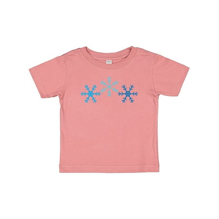 

Inktastic Snowflakes Winter Christmas Gift Gift Baby Boy or Baby Girl T-Shirt