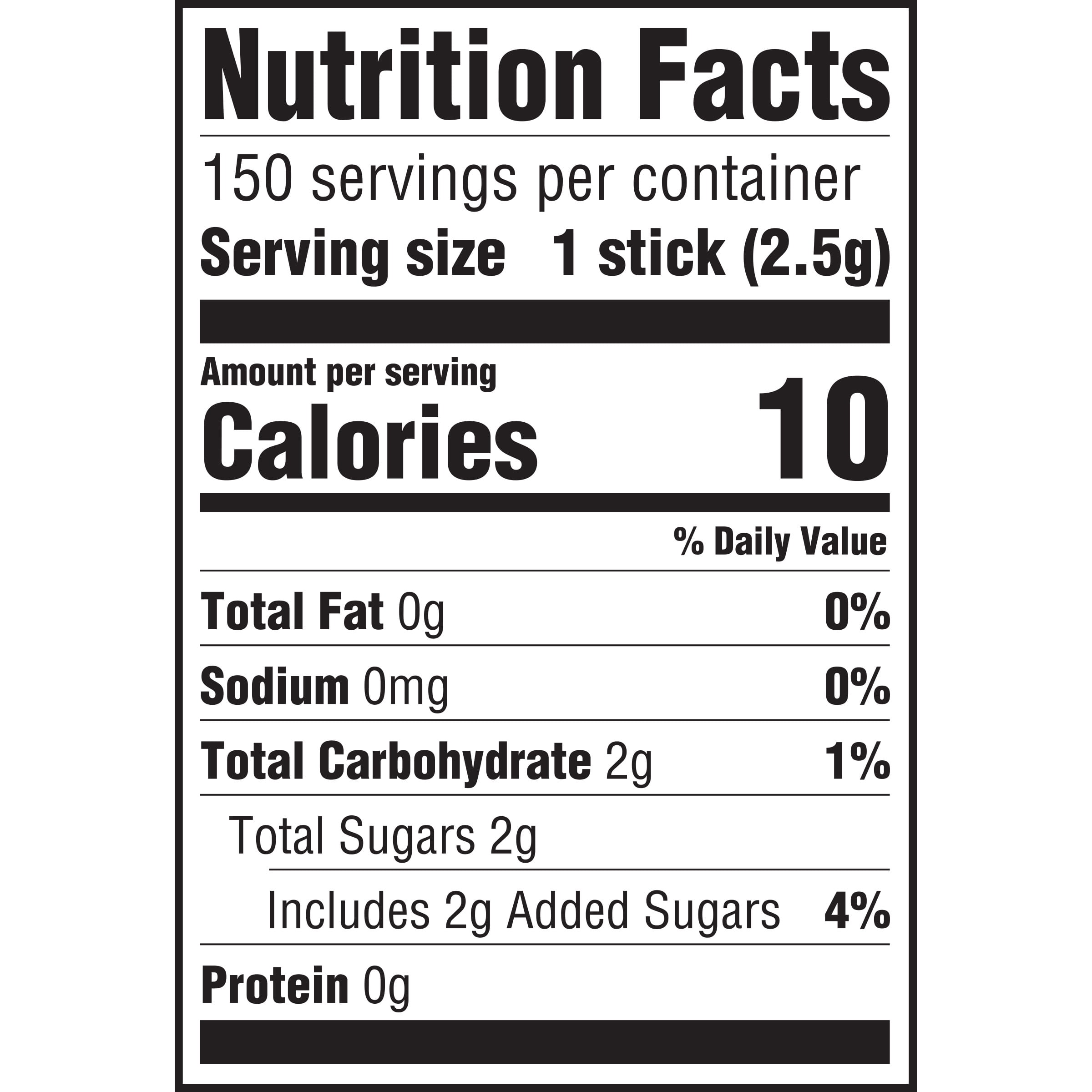 Doublemint Sugar Free Chewing Gum - 10 Count Bulk Box
