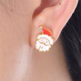 thumbnail image 2 of Pendientes de Navidad de dibujos animados de moda para mujer Pendientes de campana de Santa Wmkox8yi  sjalhkljlk4513, 2 of 3