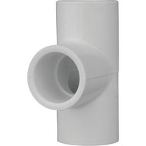 Charlotte Pipe PVC02400C0600HA 0.5 x 0.5 x 0.5 in. White Schedule 40 PVC Tee
