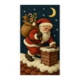 thumbnail image 2 of Bzdzmqm under $5 Christmas Door Curtain, Christmas Door Cover Curtain Decor, Large Size Holiday Scene Layout Background, Thickened Polyester Fabric Door Decoration, Storefront Window Holiday Display, 2 of 5
