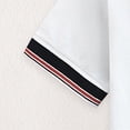 thumbnail image 7 of Qopobobo Baby Boy Polo Shirt Toddler Uniform Shirts Boys Performance Golf Grid Short Sleeve Stretch Collared Polo Shirt White,14-15 Years, 7 of 7