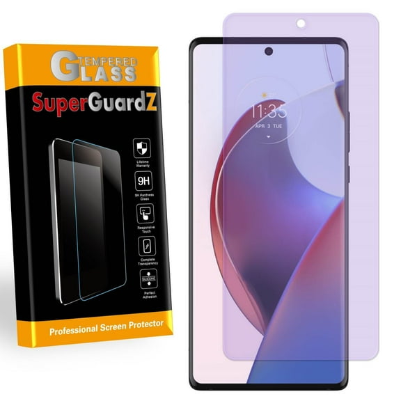 [2-Pack] For Motorola Moto G 5G (2022) - SuperGuardZ Anti Blue Light [Eye Protection] Tempered Glass Screen Protector, Anti-Scratch