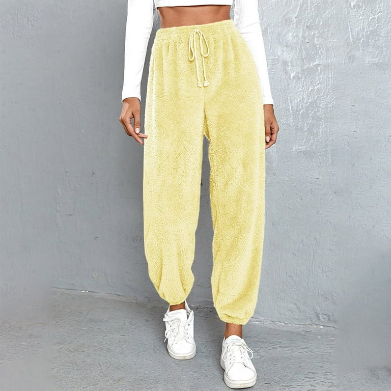 XFLWAM Womens Harem Sweatpants Casual Baggy Wide Leg Sweatpants