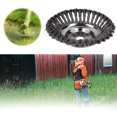 thumbnail image 3 of Tête de Brosse à Désherbage 8 Po Universelle en Fil d'Acier, Roue de Désherbage, Accessoire pour Tondeuse, 3 of 8