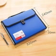 thumbnail image 2 of Hand Accordion Business Bag Portable Large Capacity Handheld Bag for Women Men, 2 of 5