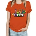 thumbnail image 2 of Aloohaidyvio Womens Mardi Gras Jersey,Womens Mardi Gras Shirts Crewneck Printed Short Sleeve Loose T-shirt, Clothing, 2 of 4