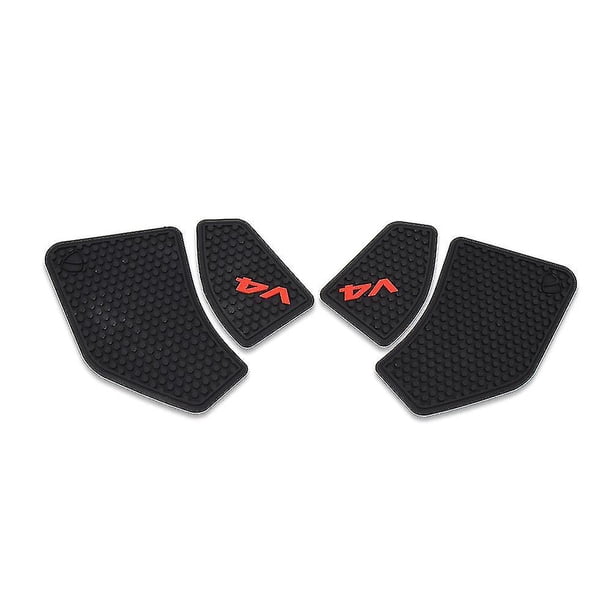 Almohadilla de tanque Streetfighter V4 S para Ducati, almohadillas de agarre para tanque de combustible, tracción de rodilla V4, almohadilla antiarañazos para tanque modificado V4s 2021-2018