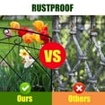 thumbnail image 3 of Thealyn Decorative Garden Fence 24 in (H) x 10 ft (L) Rustproof Metal Fence Border,Fence for Dogs,No Dig Fence,Fencing for Yard Patio Animal Barrier Flower Bed, 3 of 9