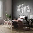 thumbnail image 2 of DHP Bombay Metal Bed Frame - Vintage Design - Twin Size (White), 2 of 5