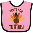 thumbnail image 3 of Inktastic Thanksgiving Nana Little Turkey Boys or Girls Baby Bib, 3 of 4
