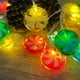 thumbnail image 5 of Guirnalda de luces LED navideñas de caramelo, 1,5 m, multicolor, pequeñas luces colgantes | Tira de luces decorativas navideñas con forma de caramelo para exterior e interior | Decoración festiva, 5 of 6