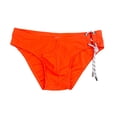 thumbnail image 2 of Bañador de cintura baja con triángulos y encaje unilateral para hombre, pantalones cortos sexys de nailon para aguas termales, bañador de moda, 2 of 5