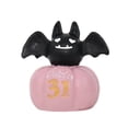 thumbnail image 3 of 4 Pack Halloween Mini Ghost Figurine Decor,Ghost Halloween Decor Indoor,Resin Pumpkin Pink Ghost Decor Figurine,Halloween Bat Decor Figurine,Halloween Desk Decor,A, 3 of 8