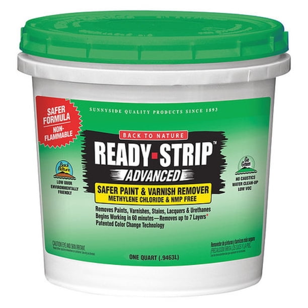 Sunnyside Back To Nature Ready Strip Advanced Paint Varnish Remover 1 Quart Walmart Com Walmart Com