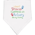 thumbnail image 2 of Inktastic Actuary Like Mommy Baby Bandana Bib, 2 of 4