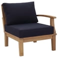 thumbnail image 5 of Modway Marina 10 Piece Patio Sofa Set in Natural and Navy, 5 of 10