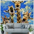 thumbnail image 4 of Orinice Giraffes Tapestry Wall Hanging Unique Style Graphic Tapestries Home Wall Decor Art for Living Room Bedroom Apartment Farmhouse Dorm - 4 Sizes Available 40x30inch, 4 of 6