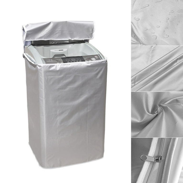 Waterproof Washer and Dryer Covers Dryer Cover Polyester Protector Washing Machine Cover for Front Load Washer Dryers Roller Washer 4 Covers 65cm x