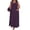 Purple 30, variant on Karymi Plus Size Solid Color Sleeveless Maxi Dress, Casual Scoop Neck Overall Style Long Dress with Pockets, Loose Flowy Summer Dress Cocktail Dresses for Women