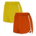 thumbnail image 2 of Lmnyox 2 Pack Athletic Shorts for Women Elastic Waist Short Pants Summer Stretchy Running Shorts with Pocket, 2 of 3