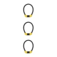thumbnail image 1 of maskred Bike Lock Universal Anti-theft 5 Digit Password Locks Combination Code Padlock Electric Vehicle Scooter Accessories Long/Yellow 3PCS, 1 of 1