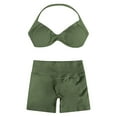 thumbnail image 5 of Afdoent Workout Sets For Women High Elastic Seamless Workout Outfit Neck Sports Bra With Shorts Comfortable Activewear Fashion Clothes, 5 of 5