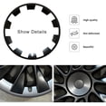thumbnail image 2 of Eruseay 20 Inches Wheel Hubcap Black fits Tesla Model Y 2018-2024, 4 Pack, 2 of 7