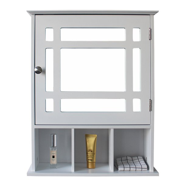 Bathroom Cabinet Organizer 2020 Newest Wall Mounted Storage Cabinet Bathroom Storage Cabinet With Mirror Doors Shelves Utility Storage Shelf For Living Room Bedroom Hallway Kitchen White W8833 Walmart Com Walmart Com