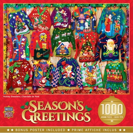 MasterPieces 1000 Piece Christmas Jigsaw Puzzle - Holiday Sweaters