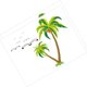 thumbnail image 4 of 2 juegos de pegatinas de pared para decoración de pared de árbol de coco, pegatinas de pared extraíbles HOMEMAXS MX16272438, 4 of 5