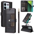 thumbnail image 1 of FOXDOCK Funda tipo Cartera para Xiaomi Redmi Note 13 Pro 5G – Cubierta de Cuero PU con Múltiples Ranuras, Bolsillo para Efectivo y Correa de Muñeca, 1 of 6