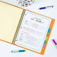 thumbnail image 2 of 8-Tab Binder Dividers, Insertable Multi-Color Big Tabs, 6 Sets, 2 of 10