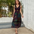 thumbnail image 3 of Mola De Panama Sleeveless Dress Dresses Women Summer Evening Dresses Ladies Bohemia Long Dresses, 3 of 9