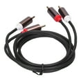 thumbnail image 6 of 2RCA Male to 2RCA Male Audio Cable Gold Plated Double for RCA Cord for TV to Amplifier, 6 of 8