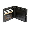 thumbnail image 2 of Men's Leather Credit Card ID Stitch Design Black Wallet 3.4 x 4.5 inches, 2 of 5