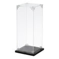 thumbnail image 1 of Caja de exhibición de acrílico Uxcell, 4"x4"x10" Caja organizadora a prueba de polvo transparente para coleccionables y figuras de acción, 1 of 7