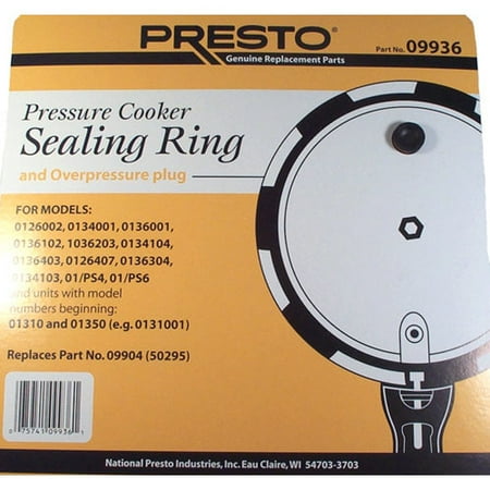 NATIONAL PRESTO IND 09936 Pressure Cook Seal Ring
