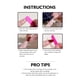 thumbnail image 5 of Uñas postizas Gifiky Luxury 3D con diseño de mariposas, color nude, francesas, cobertura total, largas y cuadradas, para mujeres y niñas (24 unidades), 5 of 6