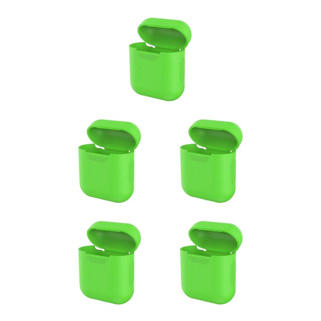 Matsuzay Funda de silicona superfina para auriculares inalámbricos Airpods, funda impermeable de silicona para auriculares Type5 NO5