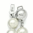 thumbnail image 4 of Sterling Silver 8-16mm Graduated White Shell Bead Necklace, 4 of 5