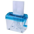 thumbnail image 5 of Portable Manual Paper Shredder, Mini Hand Shredder for Documents, Light And Compact For Safe And Easy Paper Disposal At Home Or Office, Blue, 5 of 5