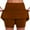 012 Brown, variant on Women Clearance Women's Pants Straight Leg Shorts Plus Size Skirt Fake Two Piece Trousers Gradient Color Pants Casual Compression Shorts Trendy Base Skirt Slim Fit Exercise Trousers